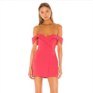 NDB Pink Ferreira Mini Dress from Revolve XXS